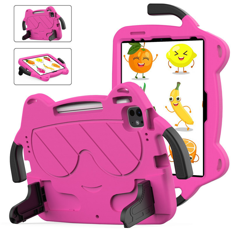 Suitable for Ipad10 Tablet Case 2025Pro11 Anti-Fall Shell Bracket Air11 Satchel Shell 10.9 Hand Cartoon Shell