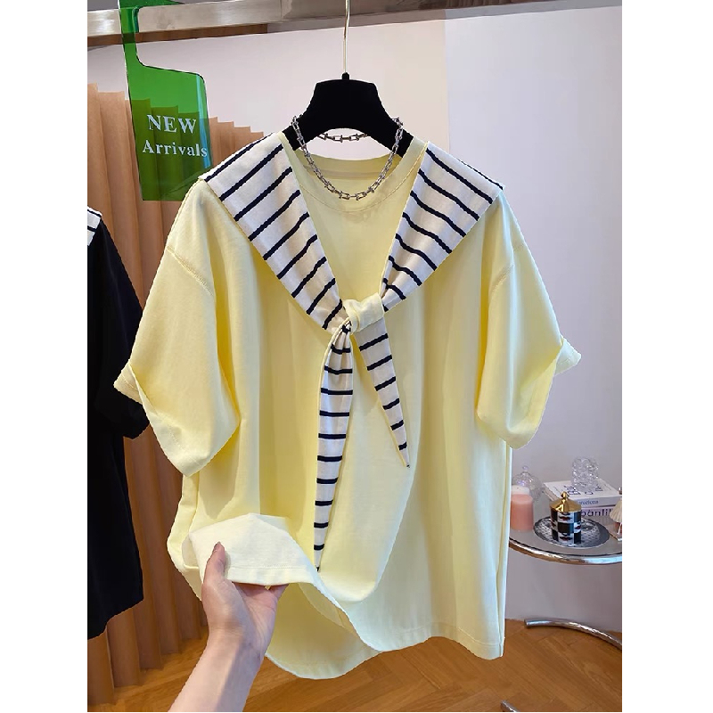 Maternity wear with a stylish shawl T-shirt two-piece set for women, new summer 2025, loose-fitting Korean style, short-sleeved, trendy Maternity wear with a stylish shawl T-shirt two-piece set for women, new summer 2025, loose-fitting Korean style, short-sleeved, trendy
