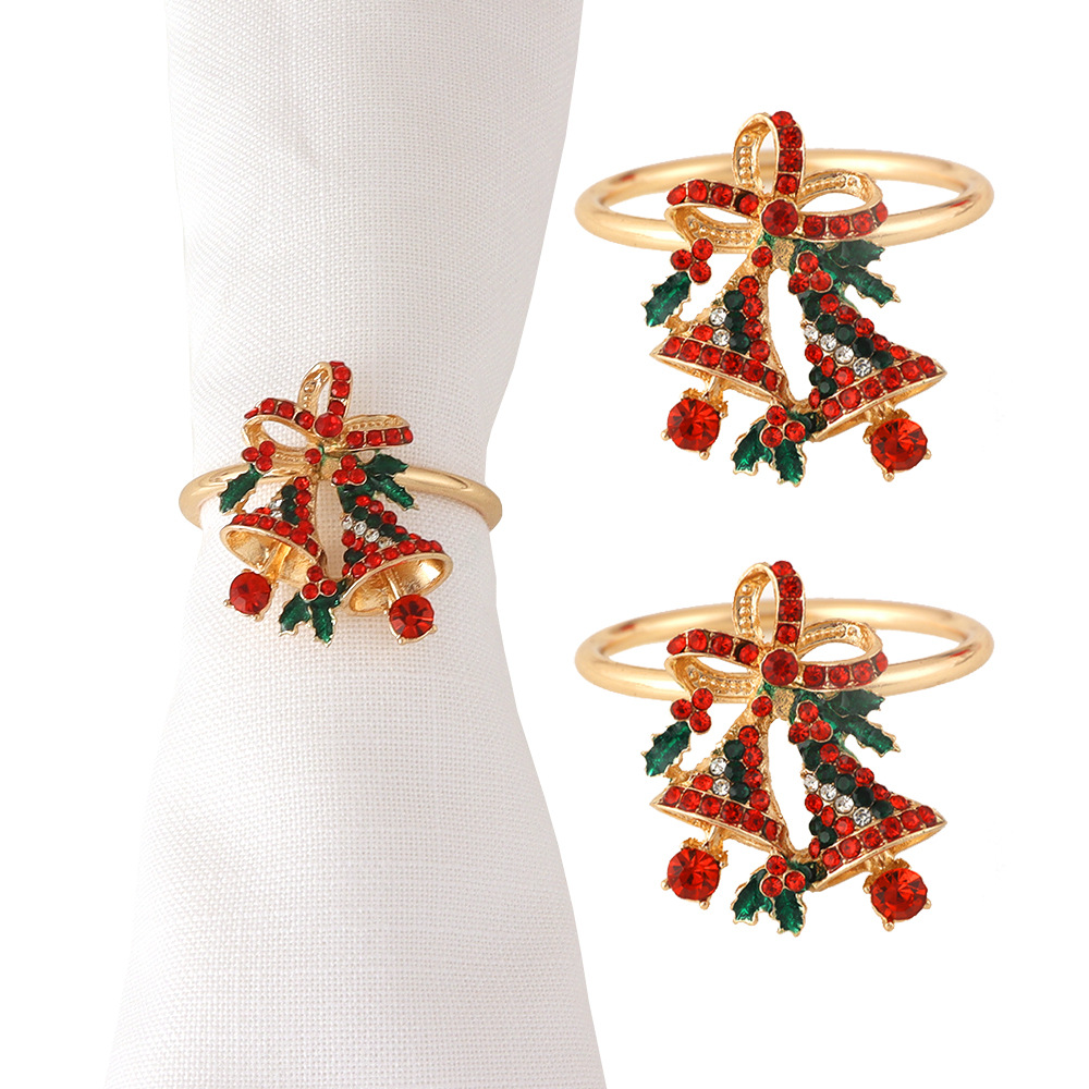 레드 다이아몬드 벨 냅킨 버클