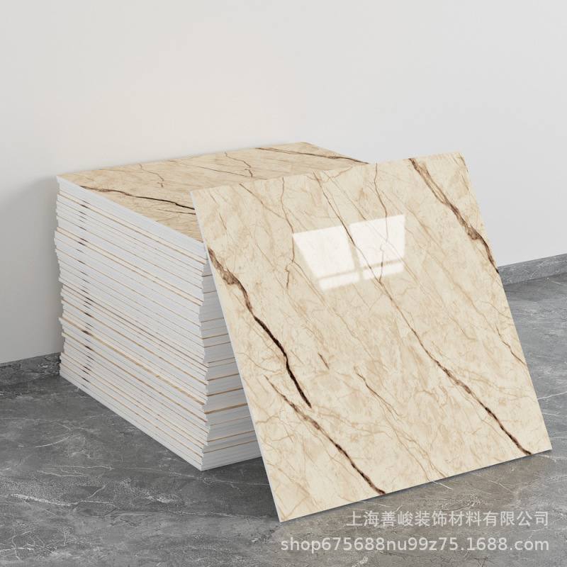 跨境出口批发30*30cm 仿瓷砖大理石纹自粘墙壁纸护墙板铝塑板贴纸|undefined