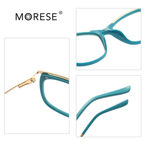 New Style Blue Light Blocking Nordic Style Flat Sunglasses Cross-border E-commerce Literary Frame Glasses for Women 2071