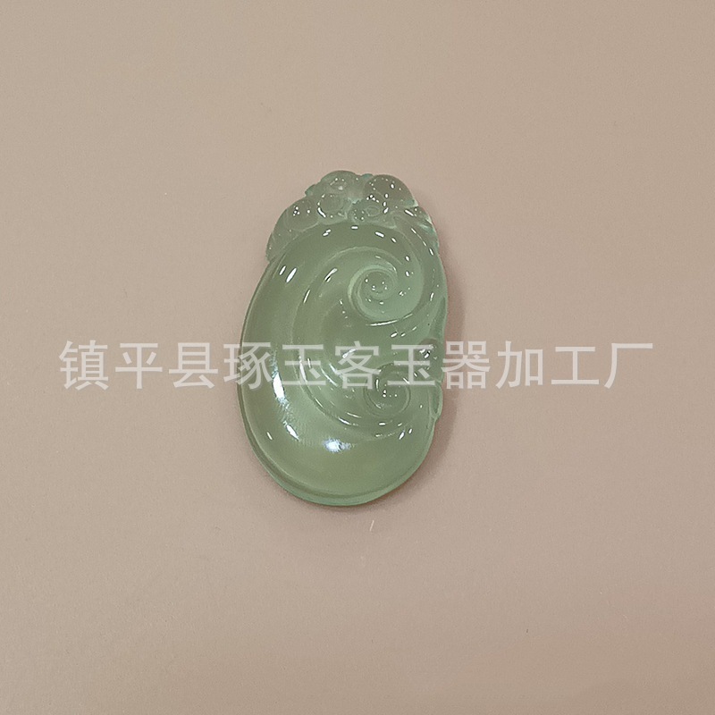 氷種馬料油青緑玉髄仏公ペンダント遠山黛福豆玉ネックレスペンダント生中継ソース|undefined