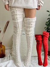 H 51748 Warm Knit Foot Leg Warmers ��ɫů�ų��� �羳ŷ��