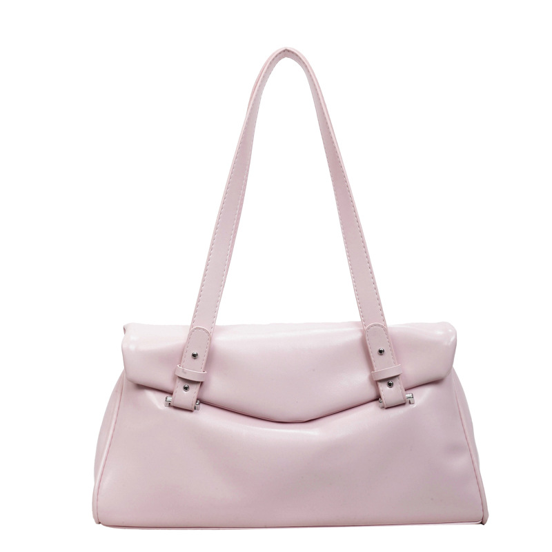 Shangxin bolso de gran capacidad para mujeres 2026 primavera nueva bolsa de hombro de viaje universal textura extranjera bolso axilar