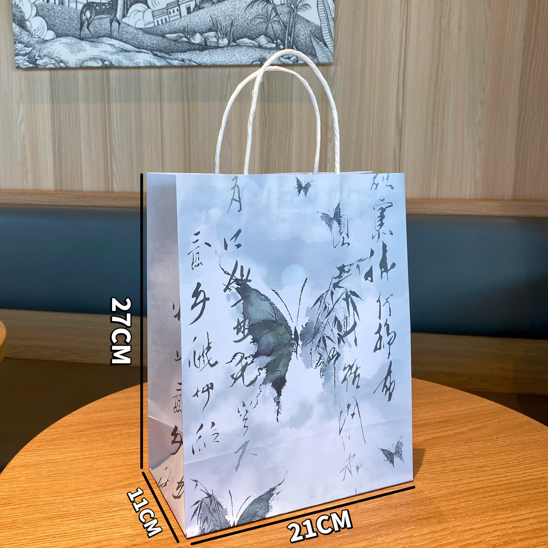 Original nuevo Sanliou cartel bolsa de regalo supermercado de compras regalos de almacenes convenientes bolsa de regalo conveniente