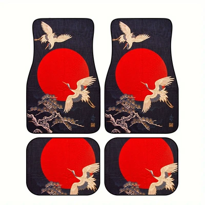 TEMU Retro Smiley Print Universal Foot Pad - s014