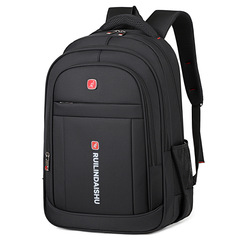 新款袋鼠大容量商务电脑包休闲通勤防水学生双肩包旅行书包包跨境