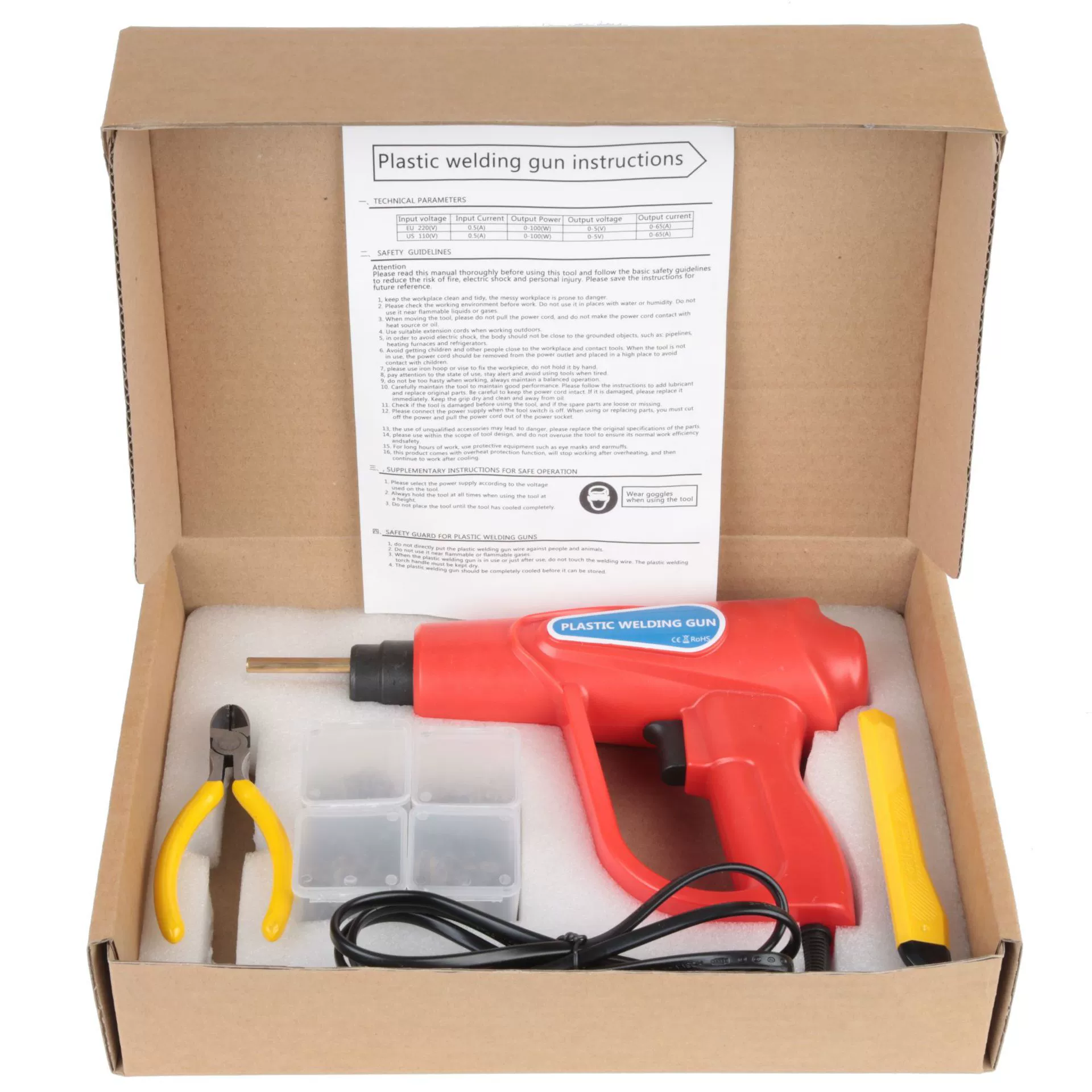 Автомобильный бампер машина пластиковый треск ремонт комплект горячего расплава сварочный пистолет сварочный инструмент трансграничный завод