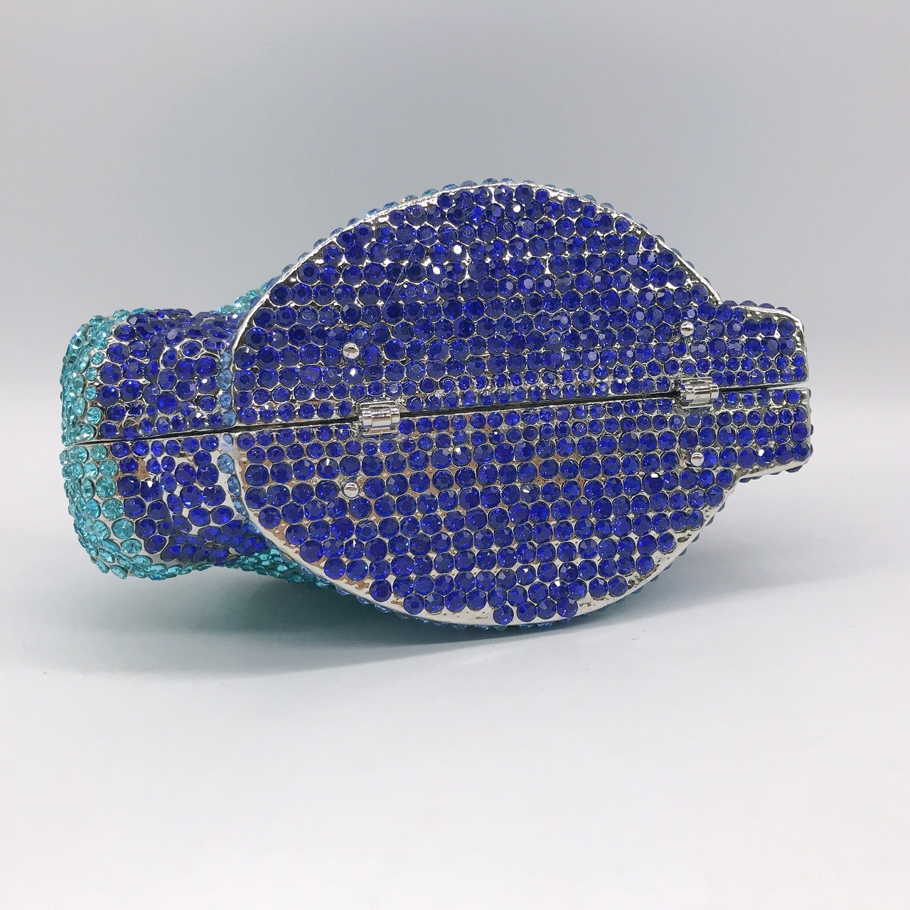 Fuente transfronteriza cabeza de caballo bolsas de cena de diamantes bolsas de joyas bolsas de banquete animales llenos de diamantes bolsas tridimensionales bolsas de mano europeas y americanas