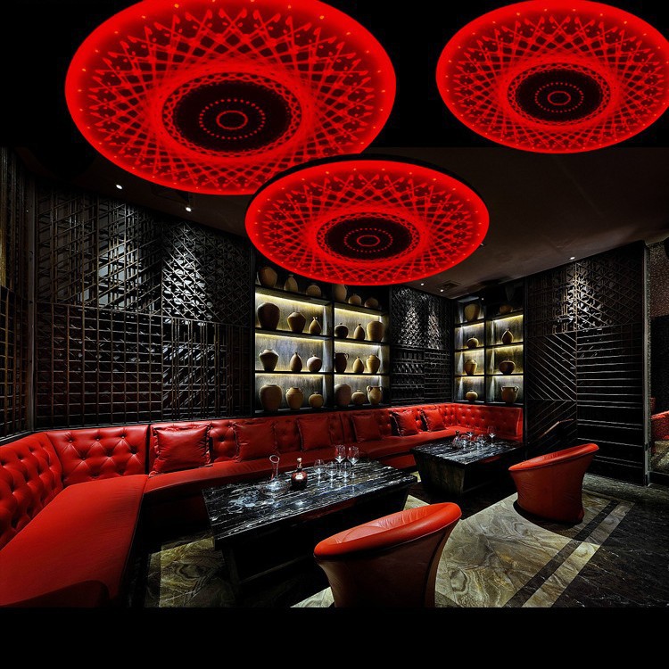 Bar personalizado iluminación de atmósfera W nuevo colorido bar de música creativa barra de barbacoa ktv iluminación decorativa superior