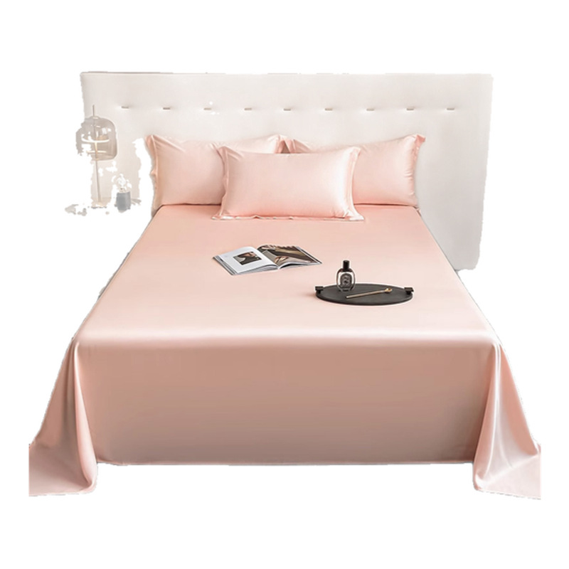 Nuevas sábanas de algodón de fibra larga de Xinjiang de alta gama, algodón de una sola pieza 100 algodón, sábana gruesa de satén doble, juego de tres piezas 2