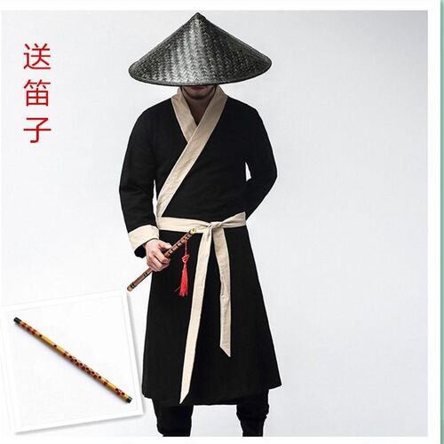 Ancient costume male hero, handsome swordsman, martial artist attire, traditional Chinese style, martial arts drama costume, ancient cosplay great swordsman, assassin