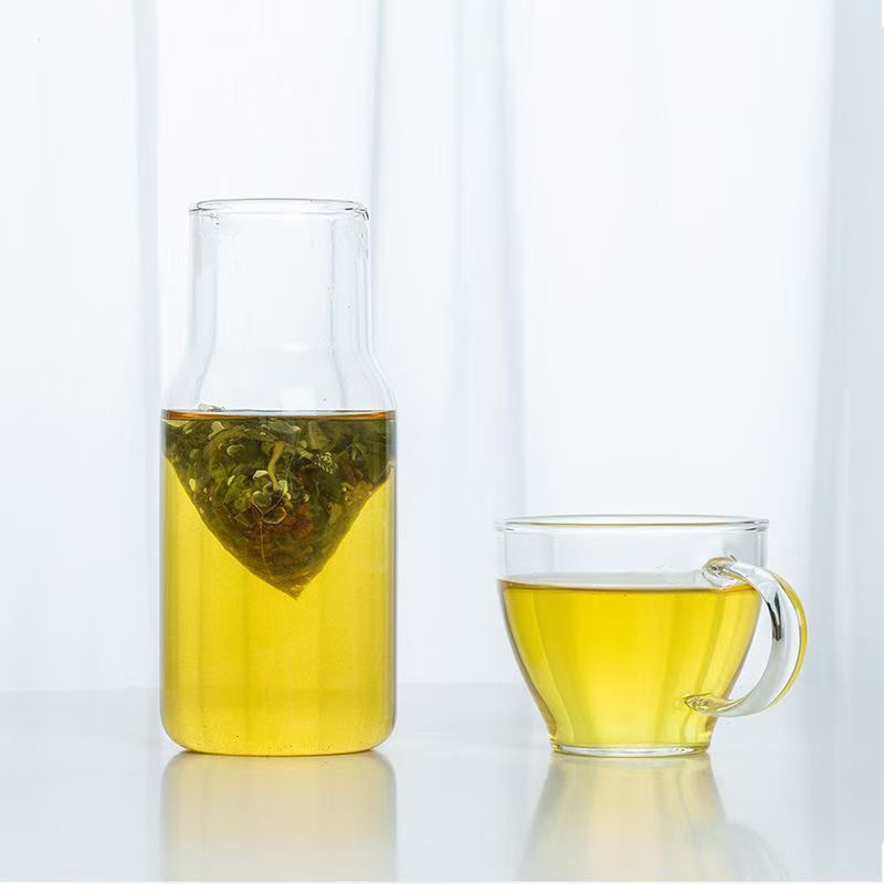 Apple Winter Melon Lotus Leaf Tea 75g Natural Herbal Flower Tea Blend Sugar Free in use