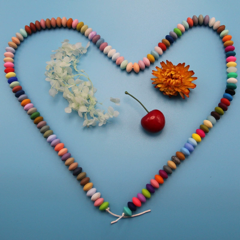 Силиконовые плоские бусины DIY ручной работы аксессуары для цепочки для соски 12 мм бусины счеты оптом силиконовые цветные бусины оптом