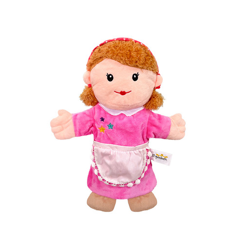 Parent-child interaction character plush toy kindergarten role-playing cartoon doll family figurine