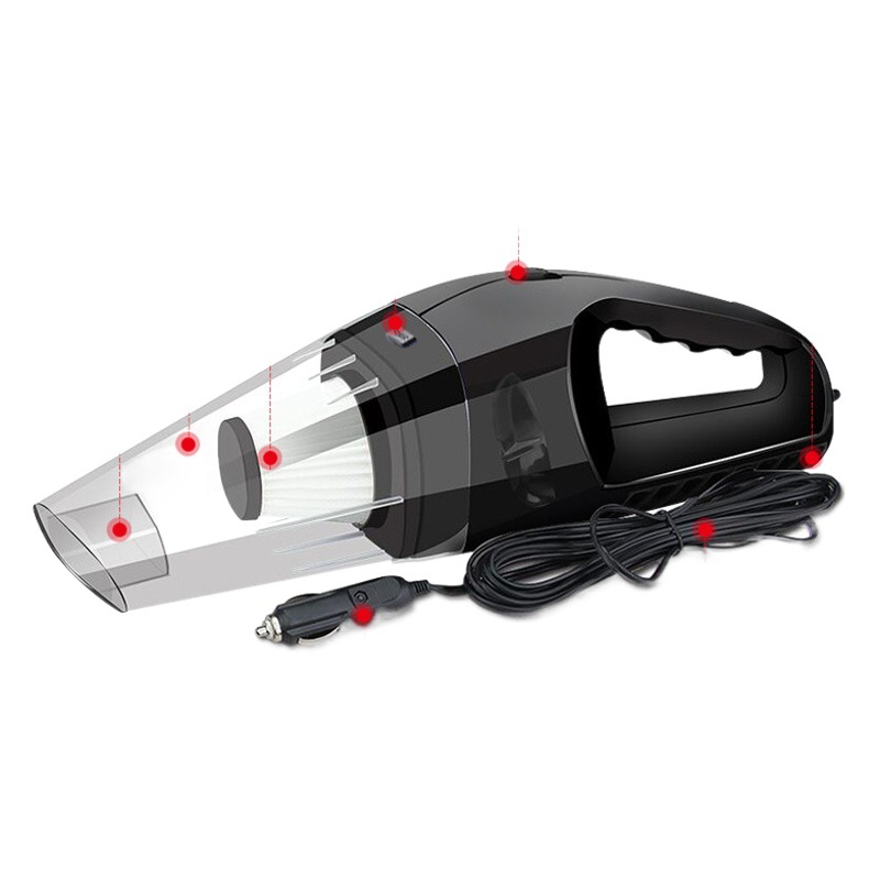 Cross-Border Car Vacuum Cleaner, High-Power Wet and Dry Dual-Use, Strong Suction, 120W Car Vacuum Cleaner, Hepa Model Gift