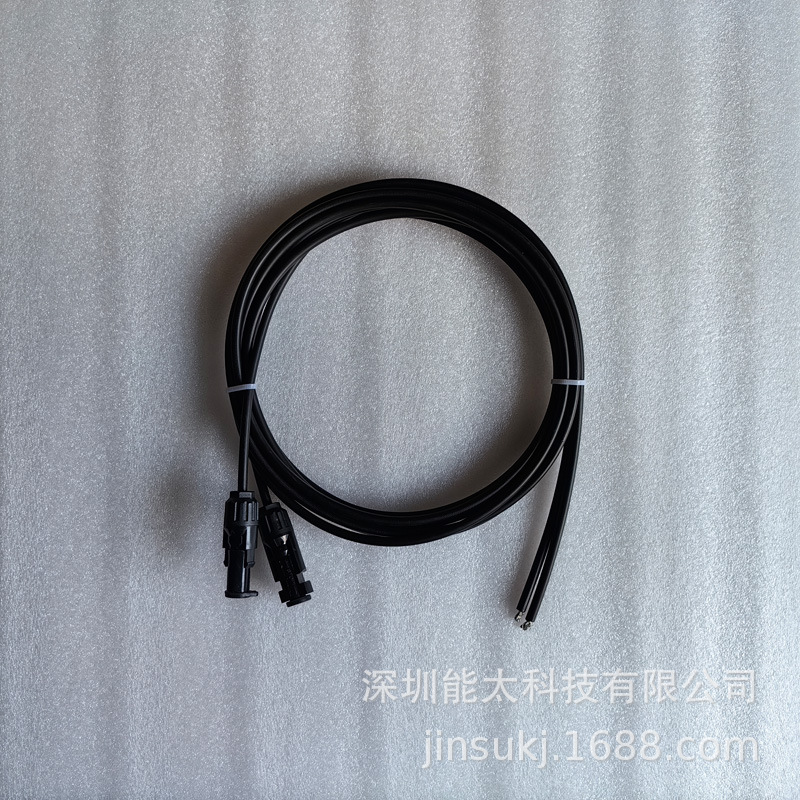 太阳能光伏线 太阳能板输出线材 储能电源系统大电流充电线连接线