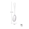 304 steel [21cm] oval male spoon