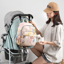 妈咪包2023新款轻便多功能母婴包 时尚双肩背包 大容量储奶妈妈包