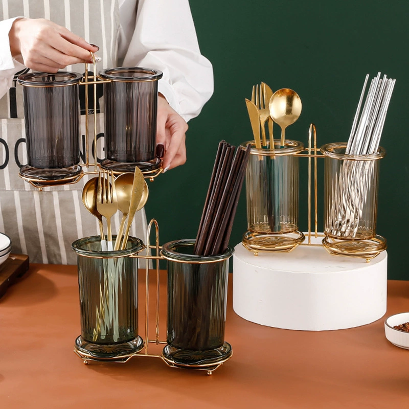 Керамическая подставка для палочек для еды в форме лебедя, дренажный держатель для палочек, органайзер для хранения, многофункциональный контейнер для палочек