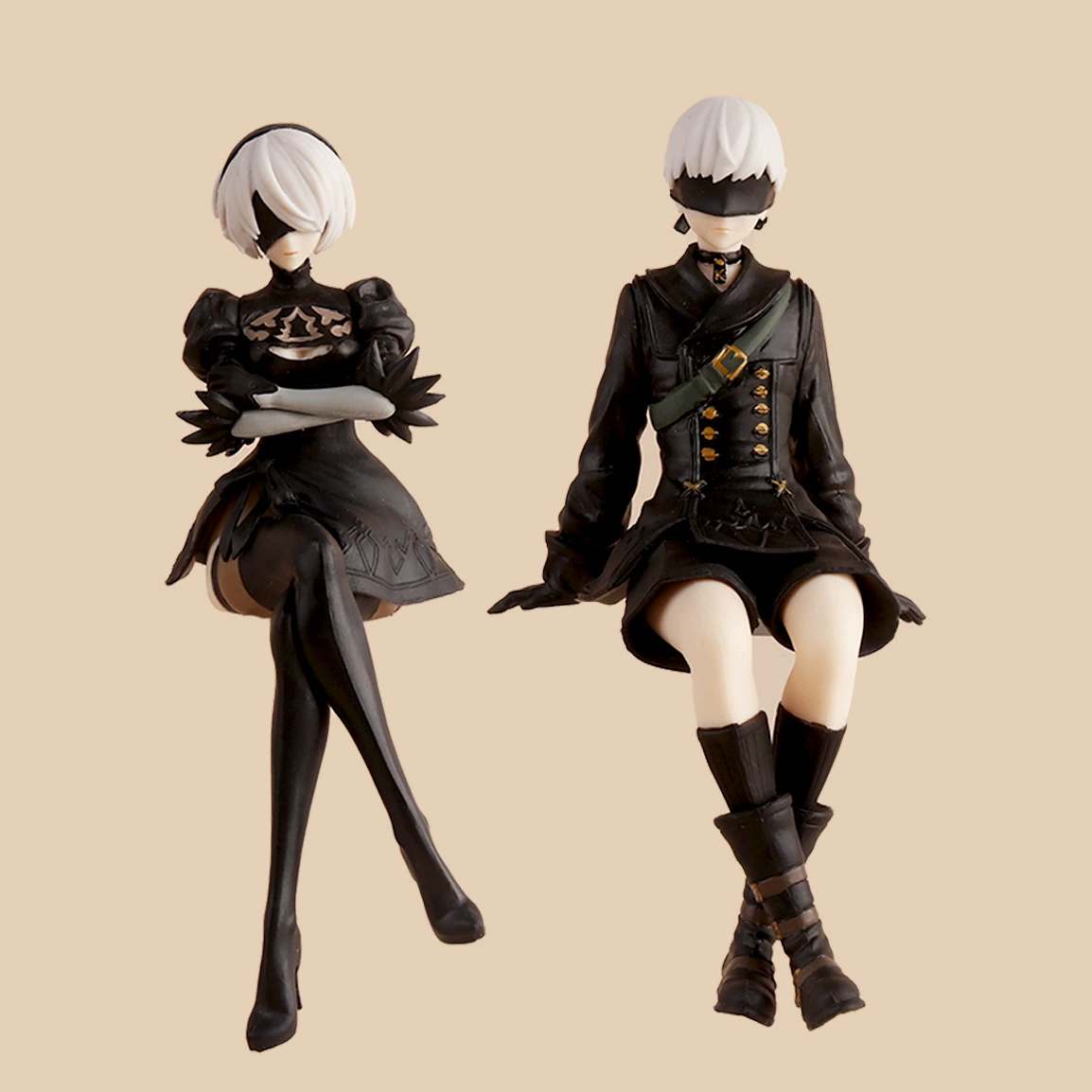 Фигурка Neil 9S YoRHa No.2, 18 см, аниме-оформление для полки — сидячие и стоячие позы