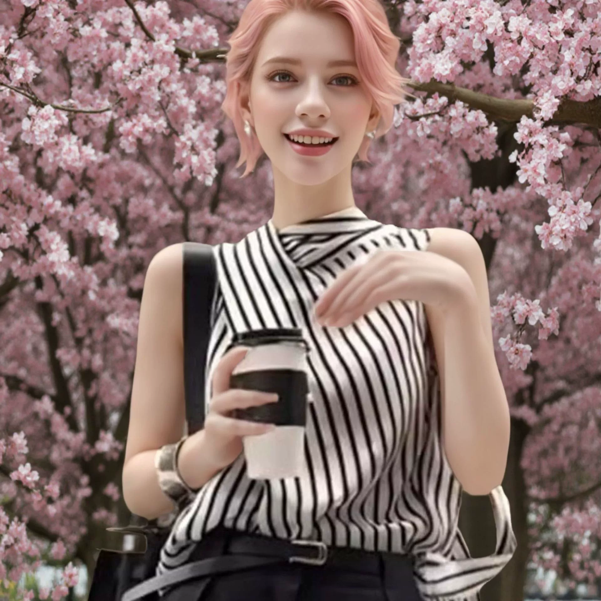 Кросс-бордерная рубашка 2025 года, новый элегантный стиль, без рукавов, полосатый дизайн, элегантная лента, утягивающий топ для внешней торговли