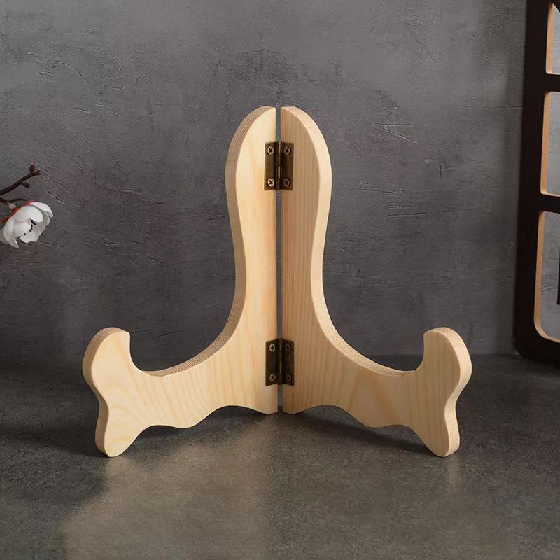 實木茶餅支架盤子支架石頭畫支架碟子支架擺件展示支架獎牌支架托