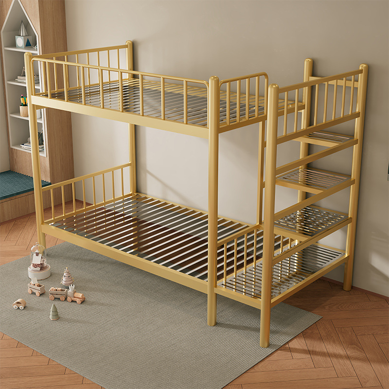 Golden stainless steel bed frame + 23 beams