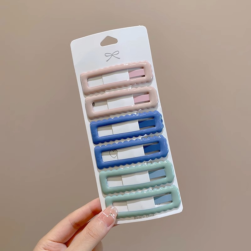 Pinza bb de color dopamina para niños cabello roto estrella de cinco puntas horquilla para niñas que no lastima el cabello, pinza para el cabello con flequillo para bebés, accesorios para el cabello lindos