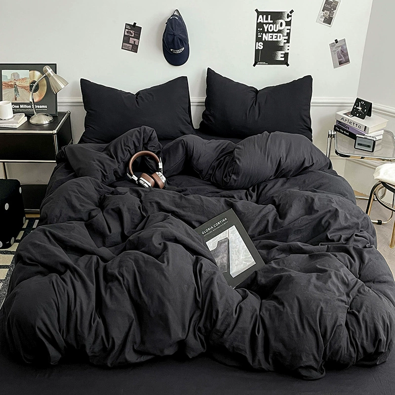 Комплект пододеяльник простыня для студентов дизайн простой и элегантный 4 предмета 3 предмета