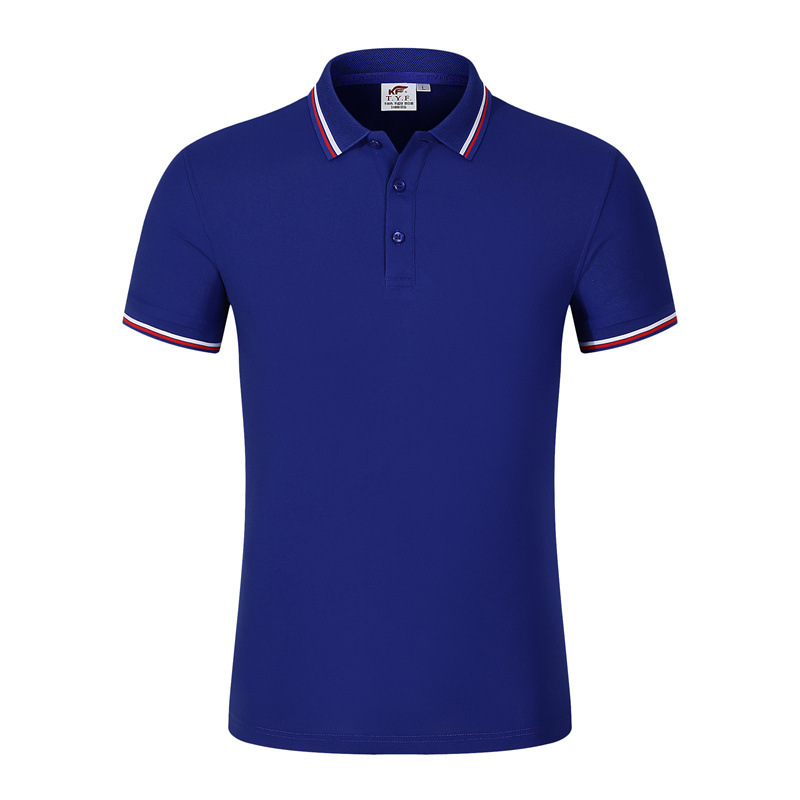 TYF1683#사파이어 블루 스트립 면 60% 속건성 섬유 40%