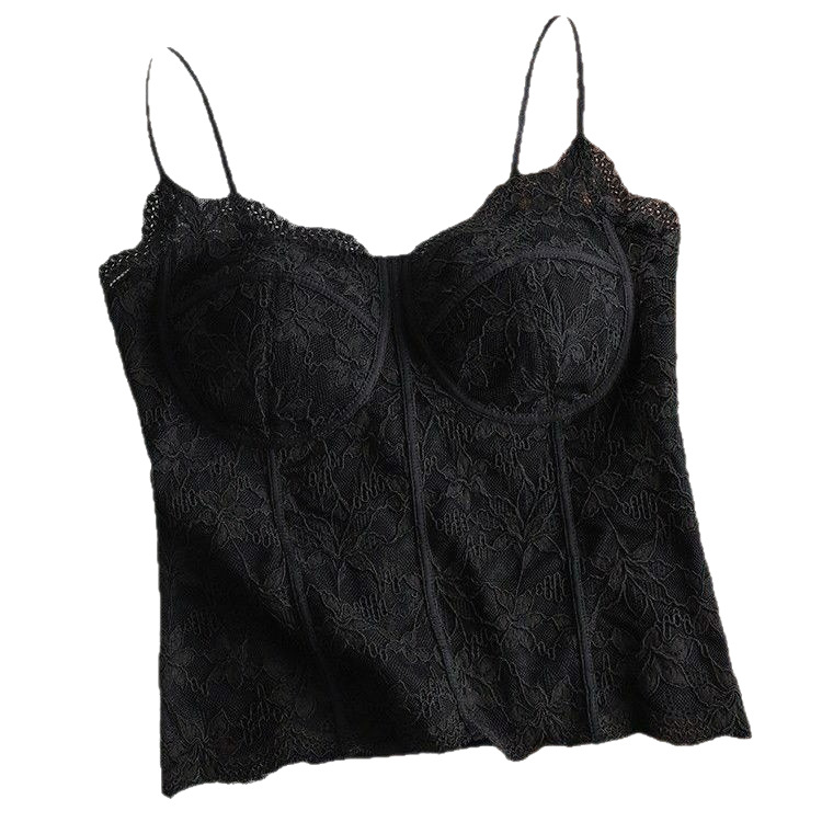 Chaleco de encaje de cabello