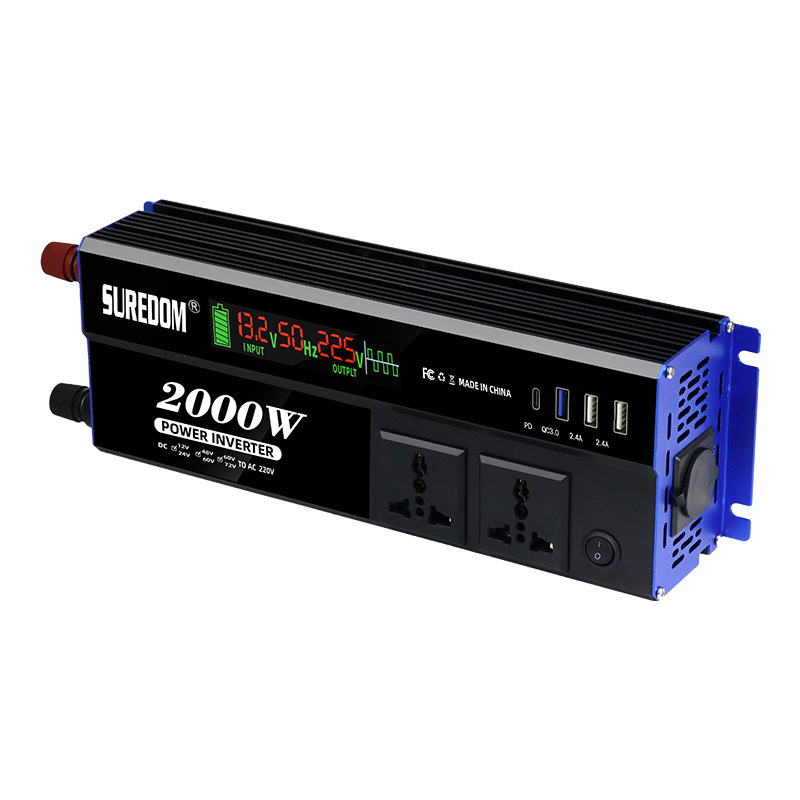 12V 24V to 220V Universal Inverter 2000W Inverter Multi-Function Inverter Power Converter