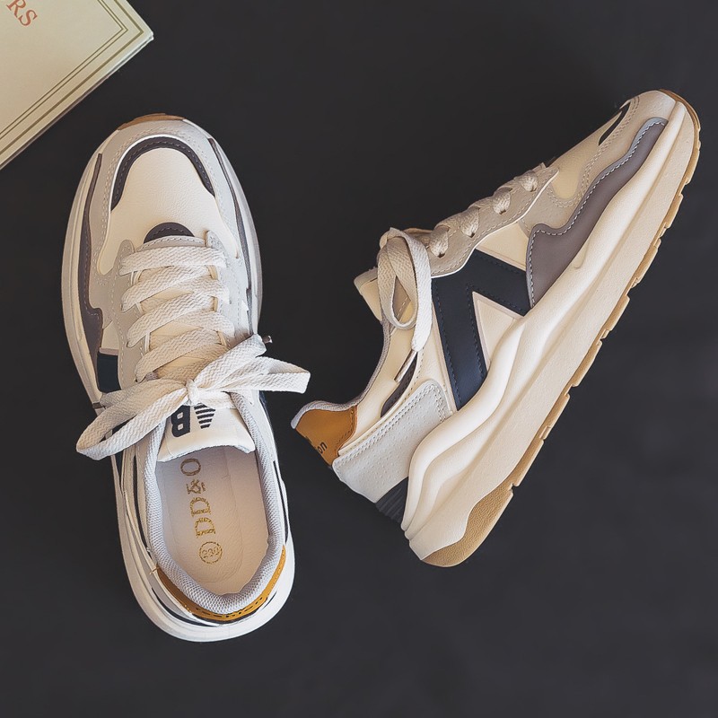 Ddoo Clearance Hong Kong Style Niche Torre Shoes Women's 2023 New All-match Ins Trendy Sports Forrest Gump White Shoes