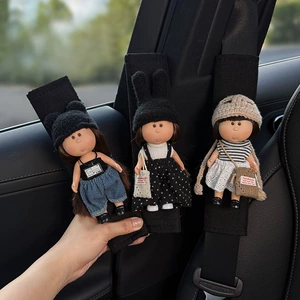Potato Sister Car Seat Belt Shoulder Pads 2026 New Model Interior Safety Belt Decoration Anti-Wear Clothing Pair Cute