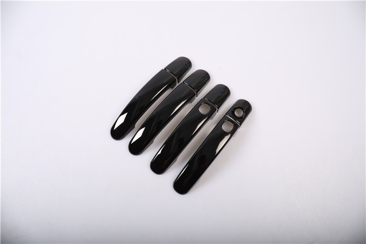 Suitable for Fox Maverick door bowl handle modification car exterior door handle decoration protection stick bright strip paint black