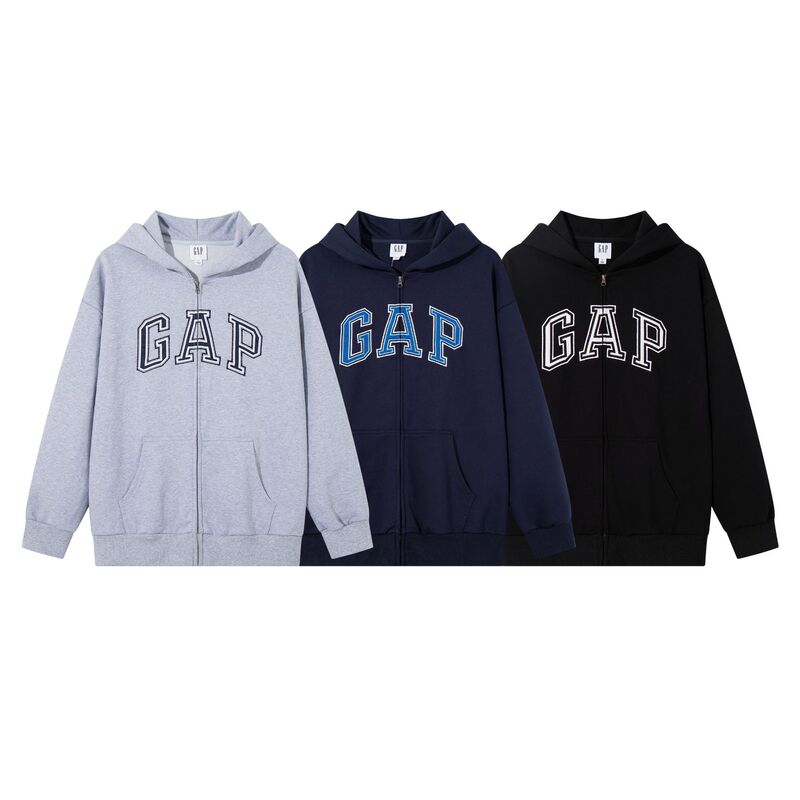 Factory Gap Embroidered Letter Hooded Sweatshirt for Students, Men and Women, Couples, Export Agent Sweatshirt, Pure Cotton Long Sleeve