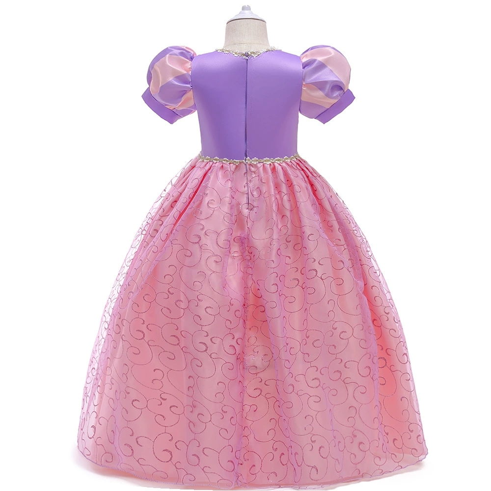Детское Imported Frozen Princess Dress для девушек - розовый/фиолетовый, 100-150 см, костюм на Хэллоуин