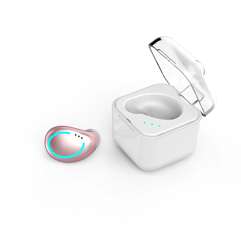 Мини-наушники в форме одного уха M‑B8, Bluetooth 5.0, CVC8.0, 50 мАч наушник + 150 мАч кейс
