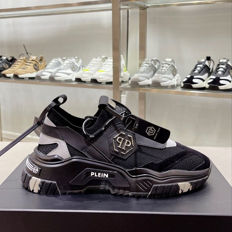 Actual Photos of Trendy Brand Pp Men's Casual Shoes, Dad Shoes, Sneakers, Low-Top Shoes, Fashionable Versatile Men's Shoes