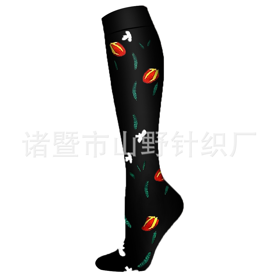 Calcetines Largos de Compresión Deportivos 200N de Nailon, Respirable y Absorción del Sudor, para Correr image 41