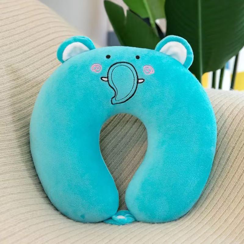可爱u型枕颈枕办公室学生午睡枕头护颈枕u形枕颈椎枕旅行车用便携