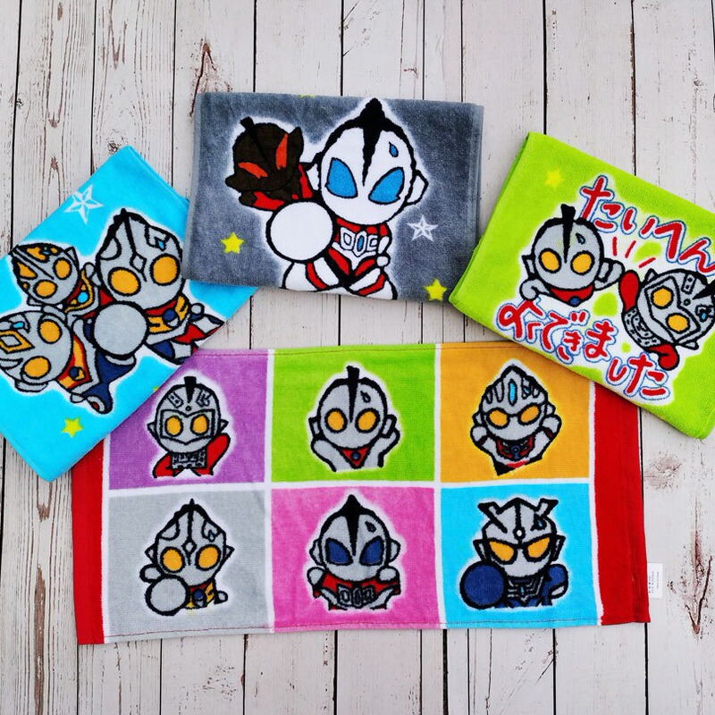 28X54Cm Ultra Salted Egg Superman Cartoon Pure Cotton Soft Children's Towel Children's Face Wash Towel