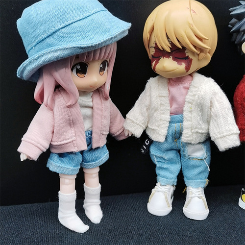 ob11 baby clothes cardigan gsc body doll top 12 points BJD YMY morning doll clothes