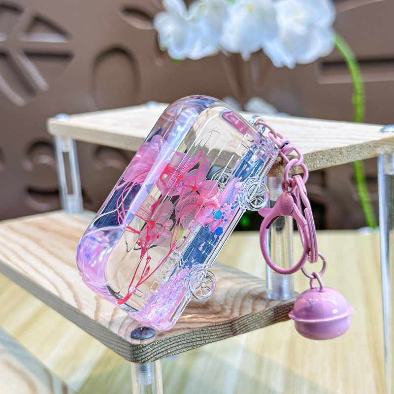 Cartoon Dream Bear Girl Keychain leche rosa muñeca adorable bolso de pareja colgante pequeño regalo al por mayor