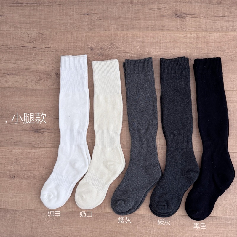 IOULOR全袜身加厚毛圈过膝袜冬季保暖罗口点胶防滑显瘦大腿袜jk袜|undefined