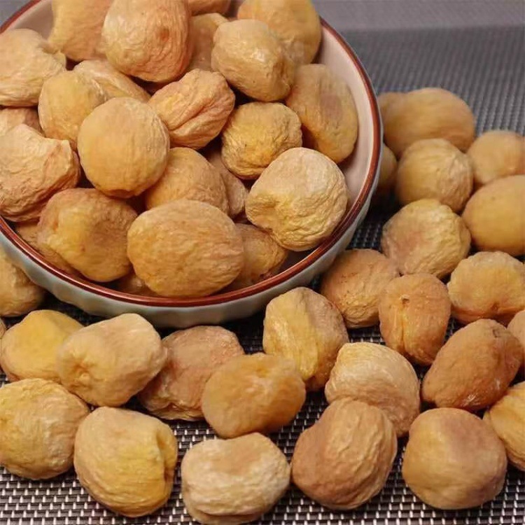 新疆吊干杏一件代发网红小杏干酸甜带核白杏干休闲小零食