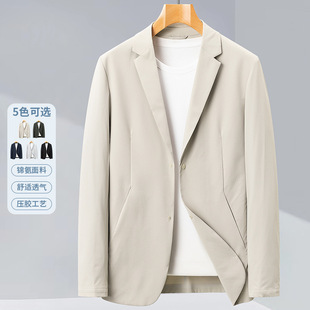 Light Luxury Spring and Summer New Men's Outdoor High-end Anti-wrinkle Waterproof Single Suit Functional Light Business Casual Suit Jacket