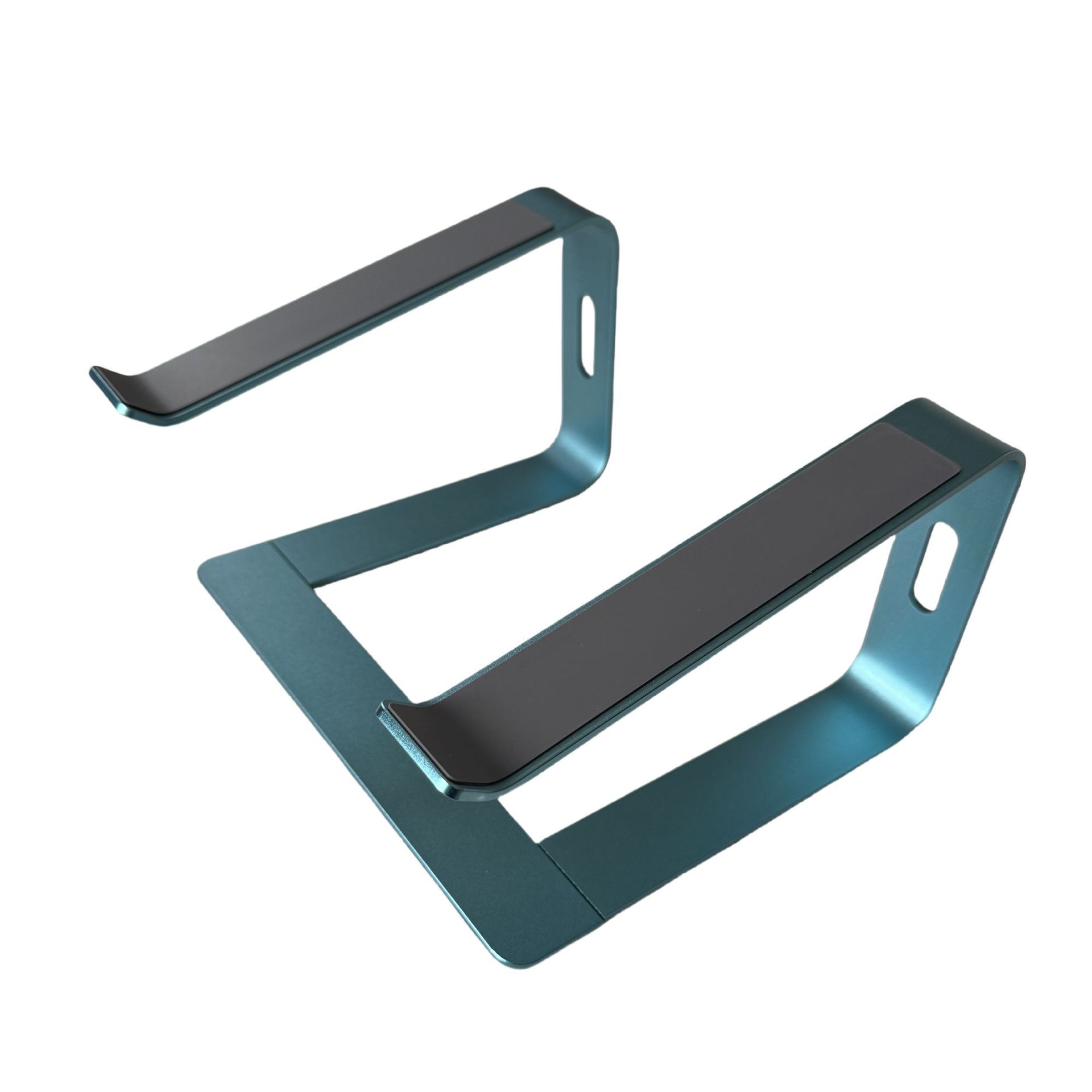 Soporte para computadora portátil con refrigeración, desmontable, portátil para viajes de negocios, soporte para computadora portátil de aleación de aluminio, soporte elevado