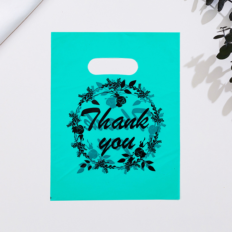 Bolsas de Regalo de Plástico para Comercio Transfronterizo, Bolsas de Mano para Ropa, Venta al por Mayor, 100 Piezas por Paquete